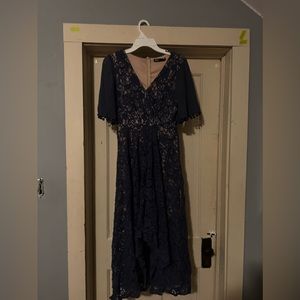 INA lace high-low dress